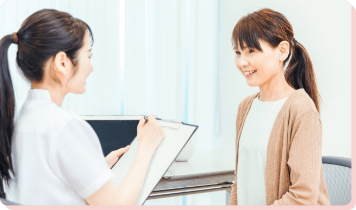 女性のヘルスチェック
